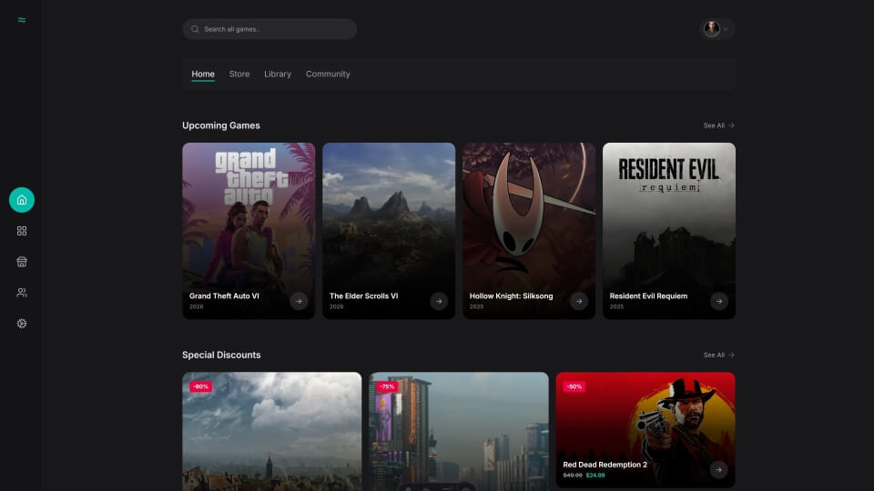 Screenshot preview of TailGame